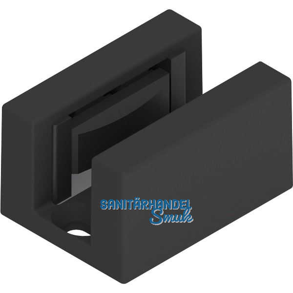 HELM Bodenf�hrung SmartGuide G spielfrei f�r Glas 8-12,76 mm schwarz matt