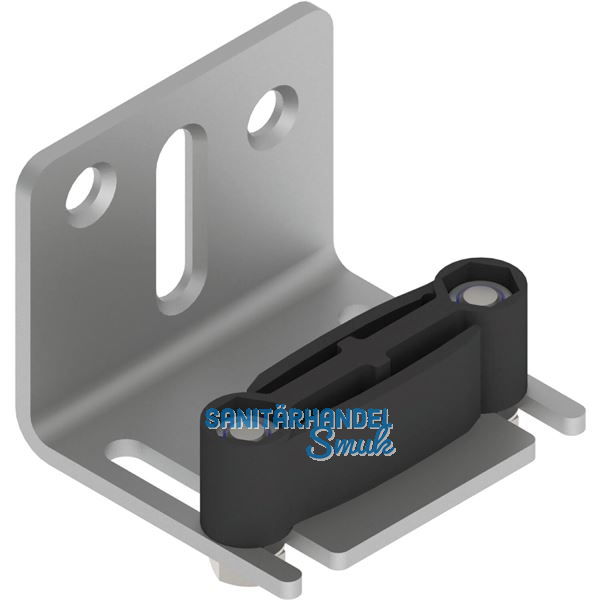 SOLIDO 100 Bodenf�hrung spielfrei mit Winkel 45 mm