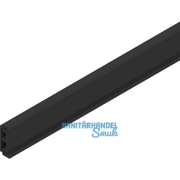 SOLIDO 100/HELM Abstandsprofil 9 mm auf Ma� L=6000 mm schwarz matt