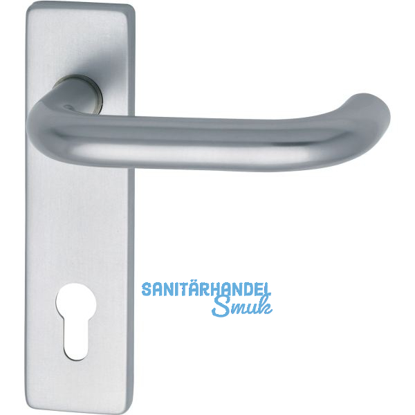 FH-Dr�ckergarnitur GEOS 1754/D52K auf Kurzschild PZ88, 38 - 43, silber eloxiert