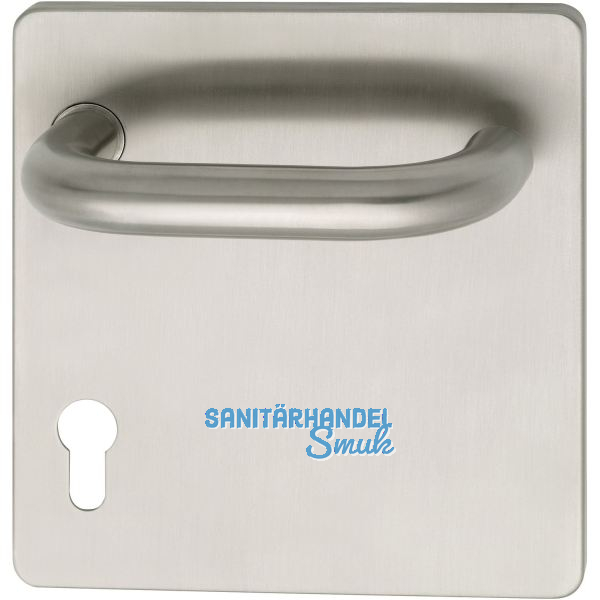 FH-Wechselgarnitur GEOS 1754/D55K m Breitschild PZ88, universal, silber elox