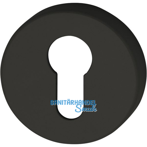 HEWI Zylinderrosette 306.23 tiefschwarz