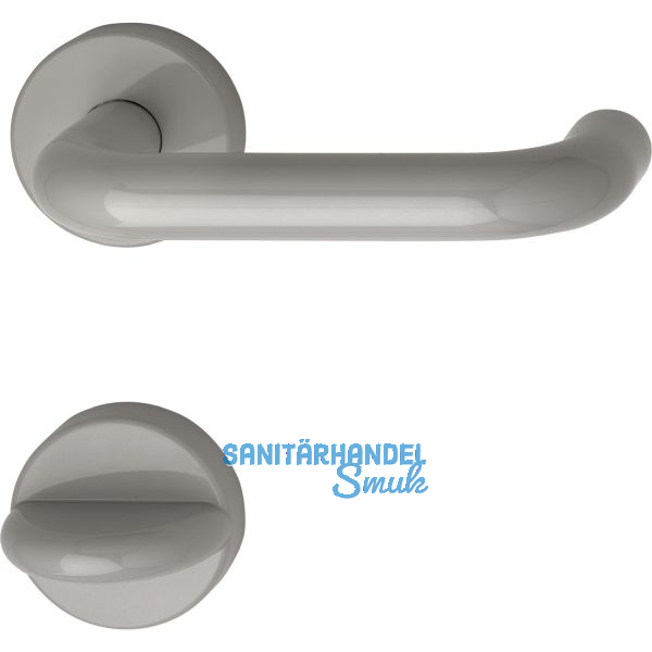 Dr�ckergarnitur 111.20 R - auf Rosette WC, 38 - 48, felsgrau