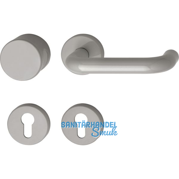 Wechselgarnitur 111.20 R/122.23 - auf Rosette PZ felsgrau