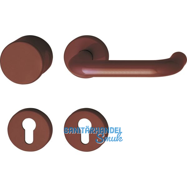 Wechselgarnitur 111.23 R/122.23 - auf Rosette PZ rubinrot