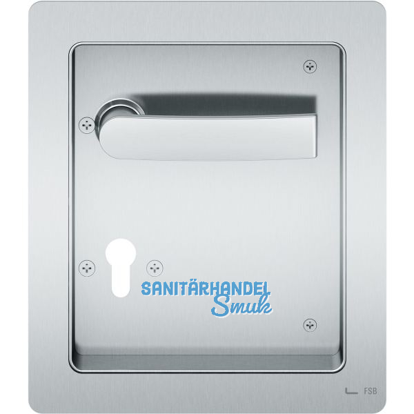 FSBTurnhallenmuschel 77 7952 - 200 x 230 , rechts, PZ 72 , VK 9, Edelstahl