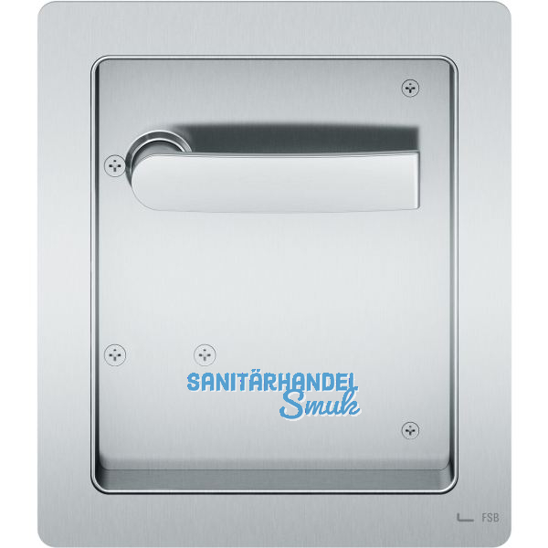 FSB Turnhallenmuschel 77 7952 - 200 x 230 , rechts, ungelocht, VK 9, Edelstahl