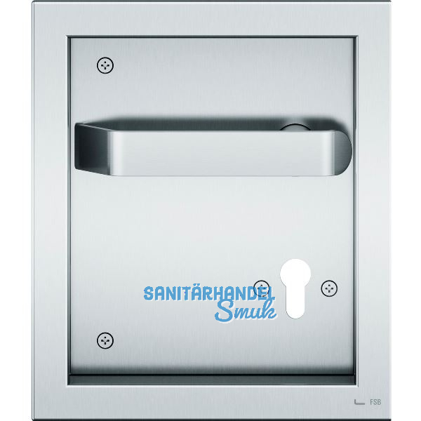 FSB Turnhallenmuschel 77 7948 - 200 x 230 , links, PZ 72, EN179, Edelstahl