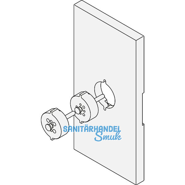 Fr�sschablone zu Holzfenster - Steckgriffen