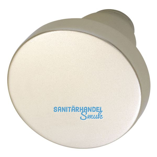 Knopfdr�ckerlochteil Flachform, � 45 mm, Aluminium neusilber eloxiert