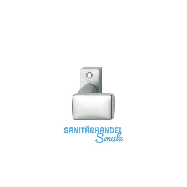 HOPPE T�rknopf - auf Rosette, zu 117GF/22, 65x40 30x70x10, silber elox