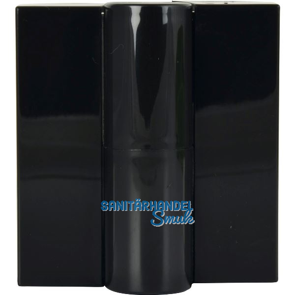 Trennwand-Aufschraubband Kunststoff schwarz, links