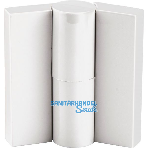 Trennwand-Aufschraubband Kunststoff wei�, rechts