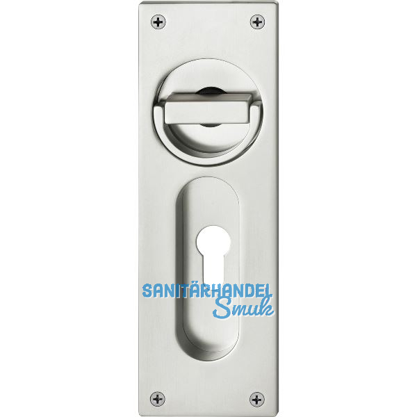 FSB Klappringmuschelgriff 4205, PZ 72 mm, Aluminium silber eloxiert