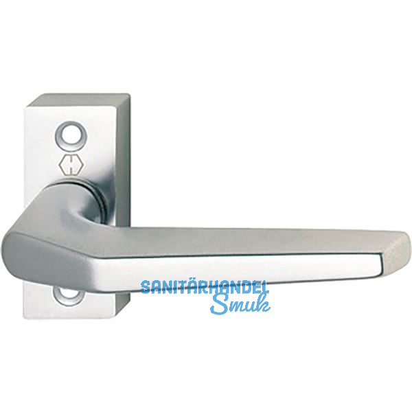 Dr�ckerhalbgarnitur FRANKFURT 117GF/22 auf Rosette, Aluminium silber eloxiert