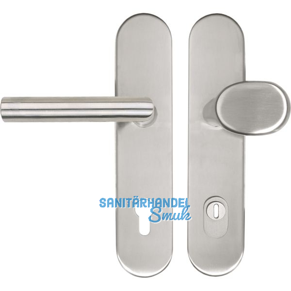 SH-Wechselgarnitur GEHRUNG - auf Schild PZ92, mit Kzs. Edelstahl, RC2