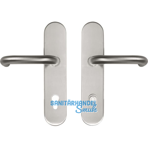 SH-Dr�ckergarnitur HARMONIE - auf Schild PZ92, mit Kzs., Edelstahl, RC2