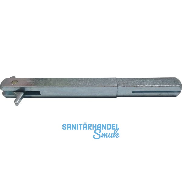 Wechselstift Schraubverbindung, 80 mm, TS-60 mm,VK abges. 8,5 auf 8 mm, verzinkt
