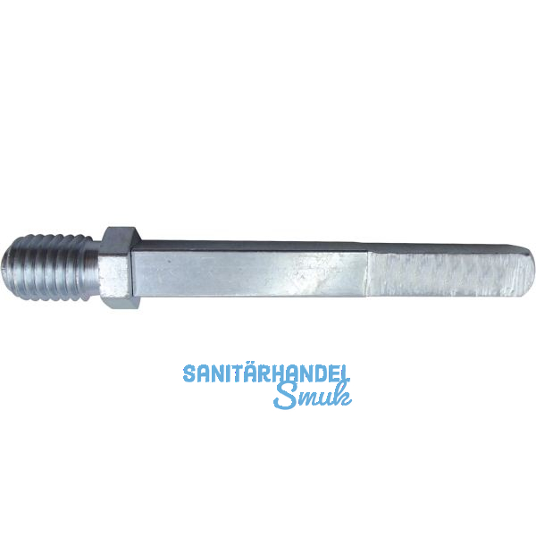 Wechselstift m. Einschraub. Gewinde M 12, 140 mm, VK 8 m. H�lse 8,5, verz