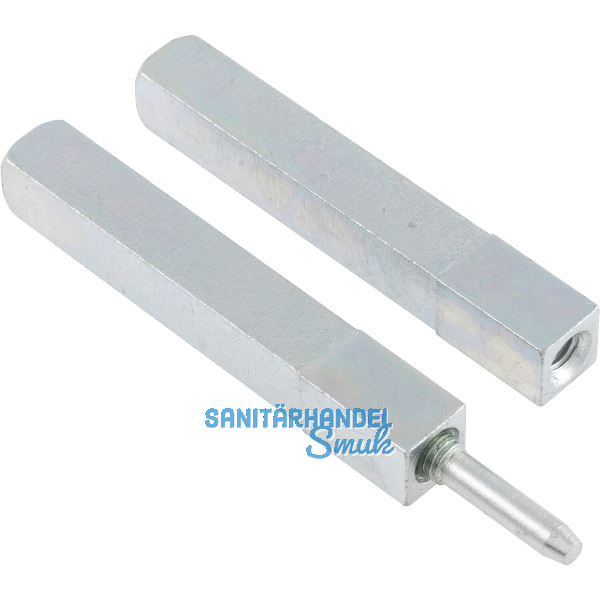 Dr�ckerstift GEOS 247V geteilt, LI 60 x LA 60, VK: 8,5/9/8,5 mm, Stahl verzinkt