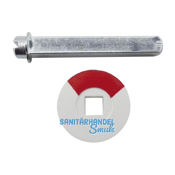 Not�ffner f. WC-Langschilder u. Rosetten mit Sichtschlitz, Stahl verzinkt