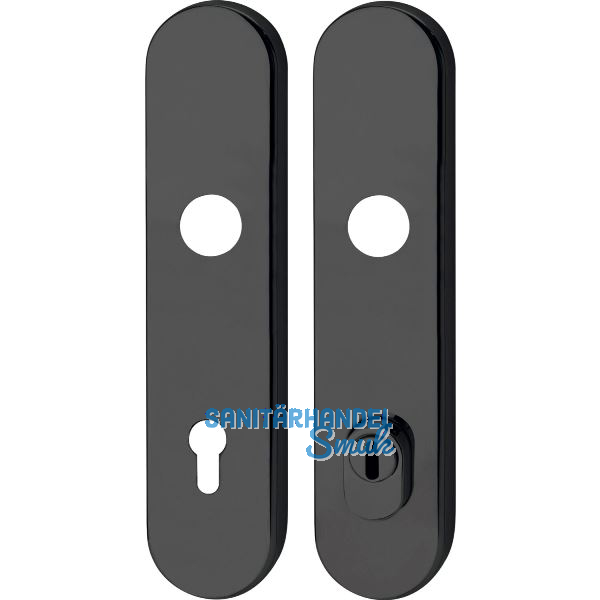 MARCHESI Sicherheits Langschildgarnitur PZ88, mit Kernziehschutz, WK3, schwarz