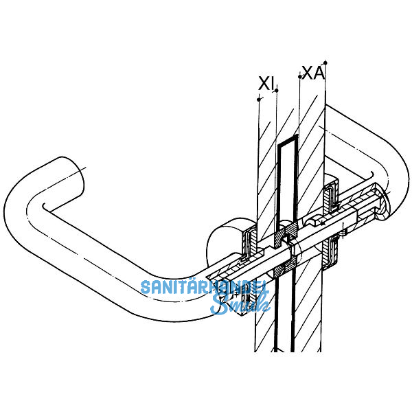 Dr�ckerstift geteilt 72.3 R - VK 9 mm, 9, 1-19 x 39, 1-49 mm, Stahl verzinkt