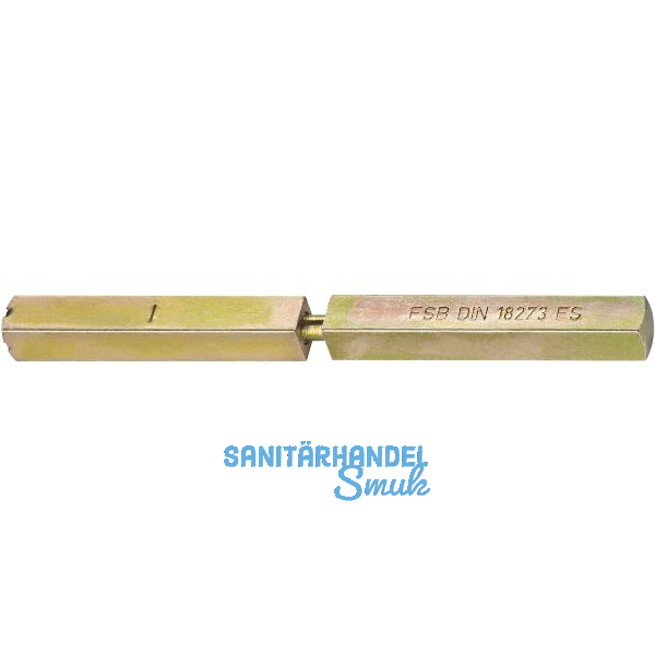 FSB Spezialstift 05 0125 geteilt, LI 52 x LA 81,5 mm, VK 9 mm, gelb verzinkt