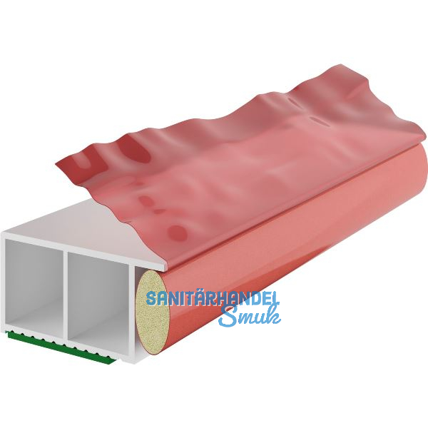 I-Deckleiste 15/60 mit integriertem illmod I-Schaum, selbstklebend