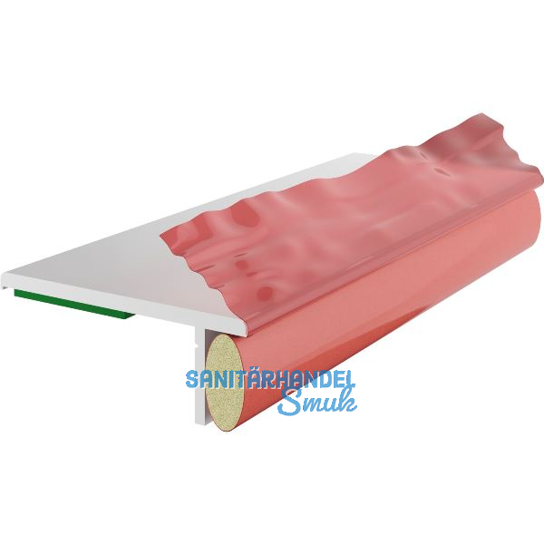I-Flachleiste 40/2,5 mit integriertem illmod I-Schaum, selbesklebend