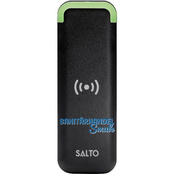 SALTO Wandleser Mifare XS4 2.0 schmal, 100 x 34,5 x 15 mm, Kunststoff schwarz