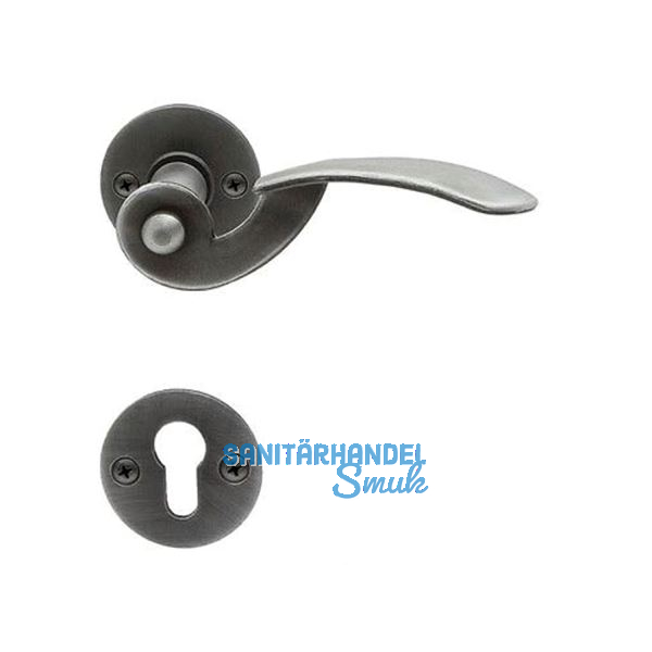 SCH�SSWENDER Dr�ckergarnitur ELITE - auf Rosette PZ, schwarz verzinkt