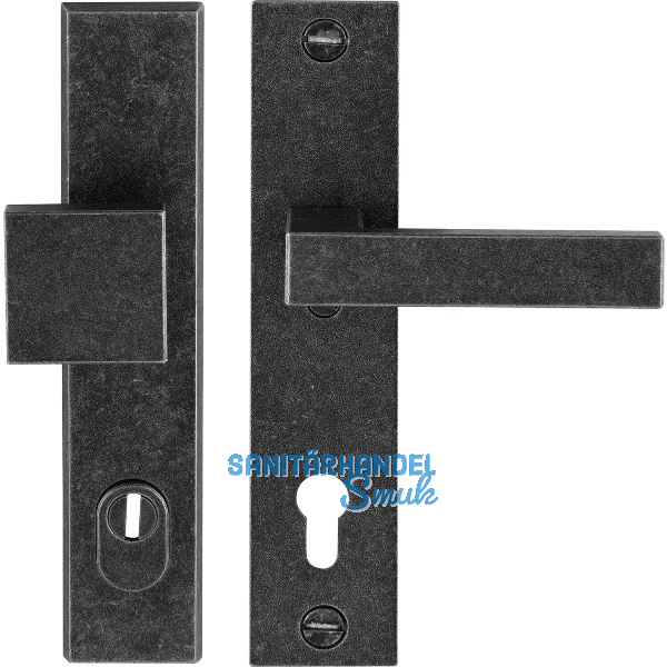 Sicherheits-Wechselgarnitur STUMM PZ92, rechts, verzinkt schwarz passiviert