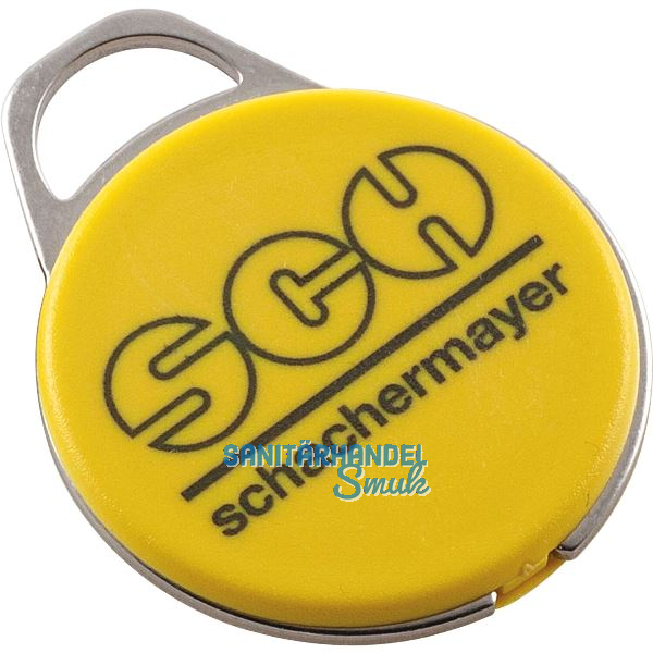 SALTO RFID-Schl�sselanh�nger LOXX s slim MIFARE DESFire EV3 8 kB gelb SCH-Logo