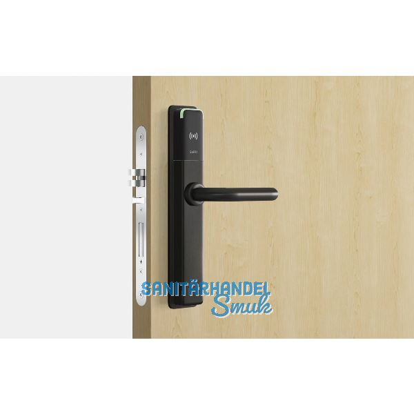 SALTO Langschildbeschlag XS4 One DIN-RO EM750UFH VK 9 mm TS 75-90 mm schwarz