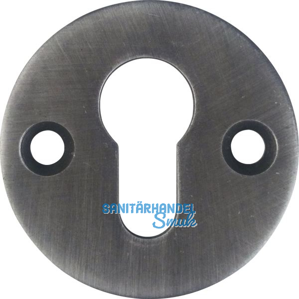 SCH�SSWENDER Zylinderrosette PZ, Parma, � 56 mm, H�he 3 mm, schwarz passiviert