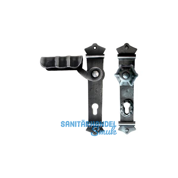 Sicherheits-Wechselgarnitur URBAN PZ92, links, schwarz passiviert lackiert