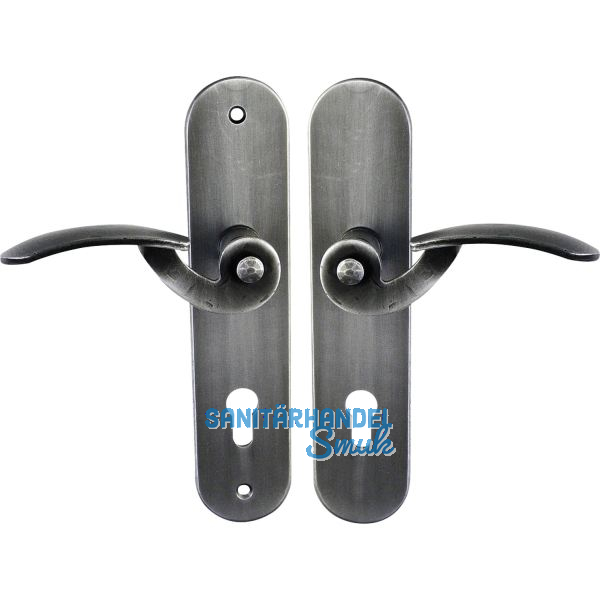 Sicherheits-Dr�ckergarnitur TOSKANA PZ92, verzinkt geschw�rzt