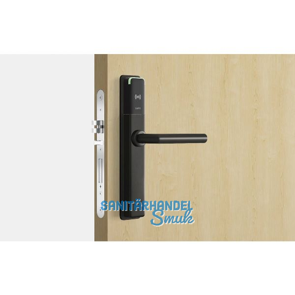 SALTO Langschildbeschlag XS4 One DIN-RO EM750WFH VK 9 mm TS 75-90 mm schwarz
