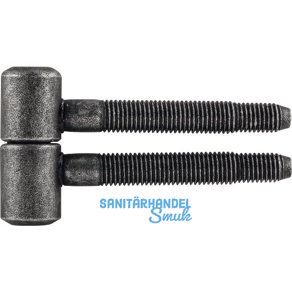 HALC� Einbohrband f�r Futtert�ren, 16 mm, Stahl schwarz