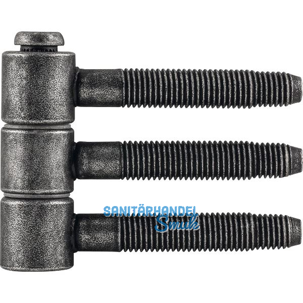 Steckband 3-teilig � 16mm,H�he 51mm,Stahl schwarz