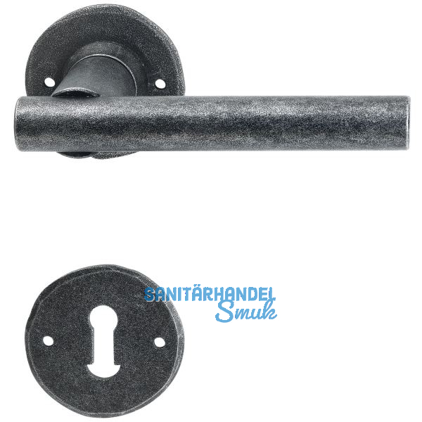 HALC� Dr�ckergarnitur IMST - auf Rosette BB, TS-50, schwarz passiviert