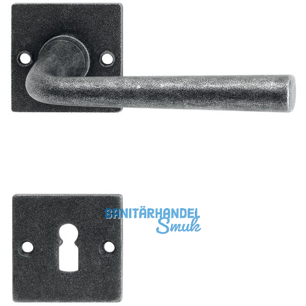 HALC� Dr�ckergarnitur S�LL - auf Rosette BB, TS-50, schwarz passiviert