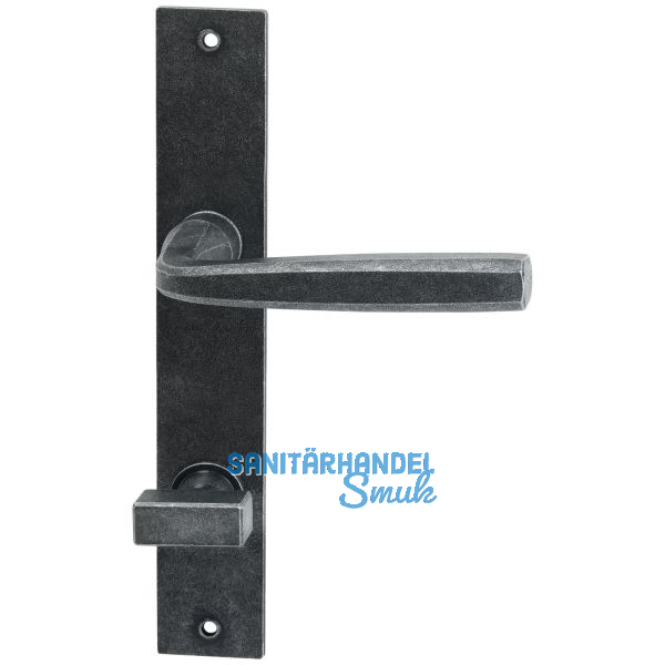 HALC� Dr�ckergarnitur HALL - auf Schild WC 90, TS-50, schwarz passiviert