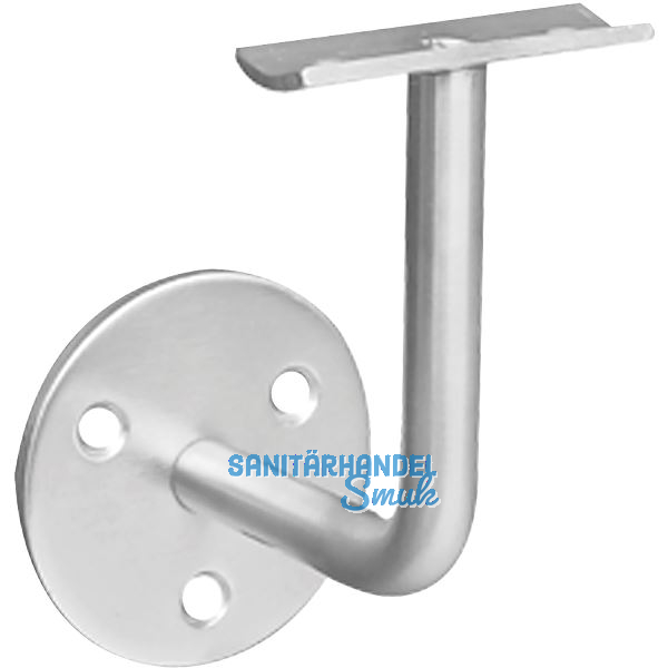 SCH�SSWENDER Handlauftr�ger mit Anschraubplatte, sichtbar geschraubt, Edelstahl