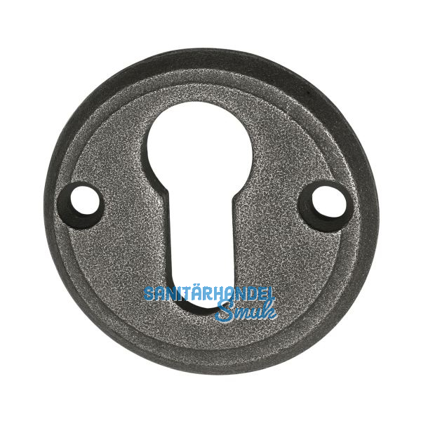 HALC� Zylinderrosette GR�DEN - PZ, � 50 mm, thermopatiniert