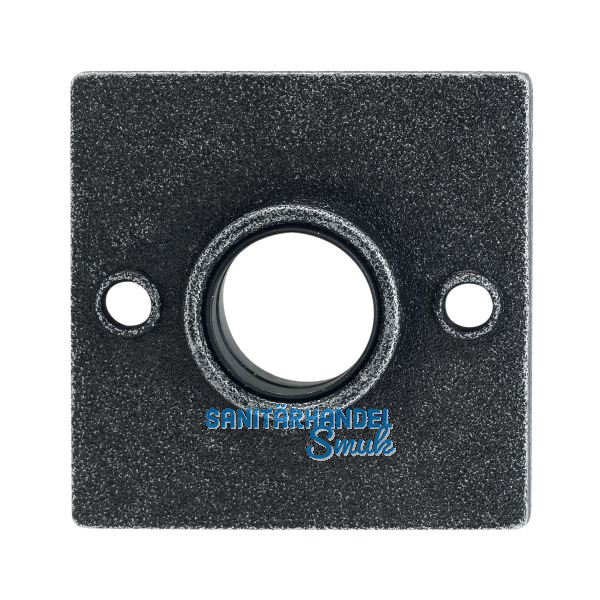 HALC� Dr�ckerosette HALL & S�LL, 52 x 52 mm, verzinkt schwarz passiviert