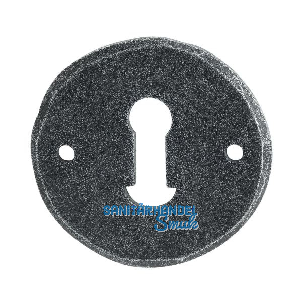 HALC� Schl�sselrosette STUBAI - BB, � 53 mm, verzinkt schwarz passiviert