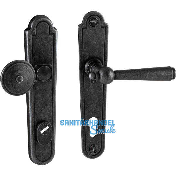 Sicherheits-Wechselgarnitur KALTENBACH PZ92, rechts, verzinkt schwarz passiviert