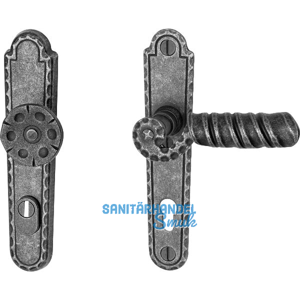 Sicherheits-Wechselgarnitur RIED PZ92, links, verzinkt schwarz passiviert